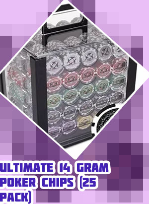 14 gram poker chip set