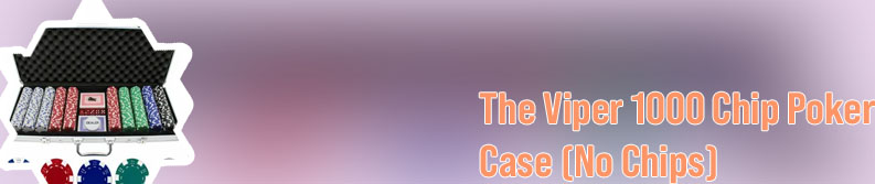 Cash game poker chip set