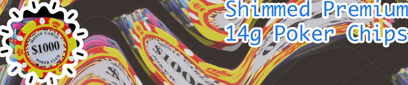 Clay poker chips 14g
