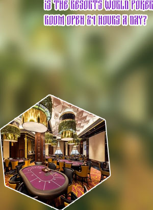 Resorts world las vegas poker room